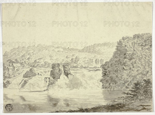 Rhone Waterfall near Schafhausen, n.d. Creator: Pieter Gaal.