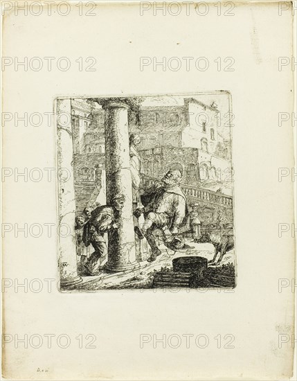 The Blind Beggar Tricked by Lazarillo, n.d. Creator: Thomas Wyck.