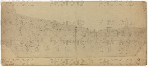 Side View of Man o' War, n.d. Creator: Willem van de Velde I.
