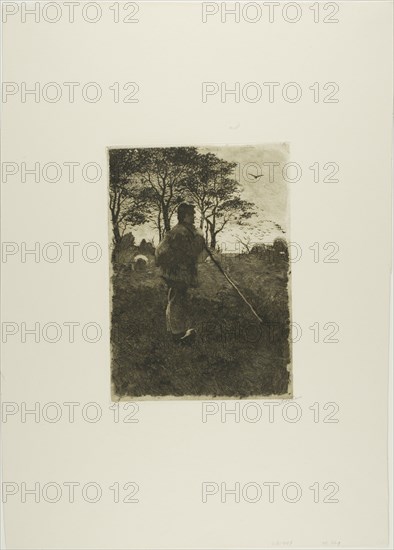 Sheepherder, c. 1885. Creator: Willem Witsen.