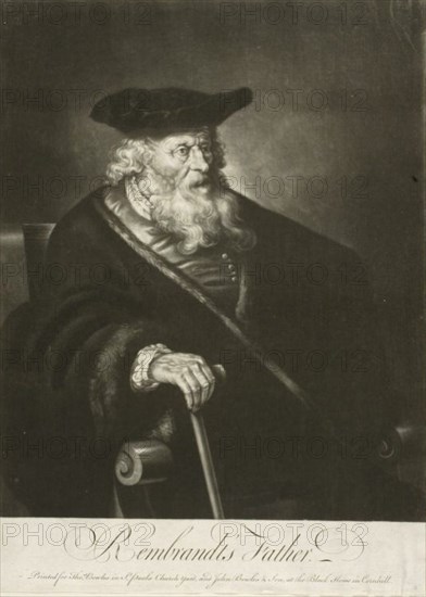 Rembrandt's Father, n.d. Creator: James McArdell.