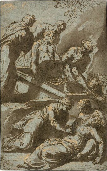 The Entombment of Christ, 1595/1600. Creator: Jacopo Palma.