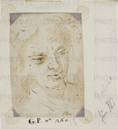 Head of a Man, 1600/11. Creator: Jacopo Palma.