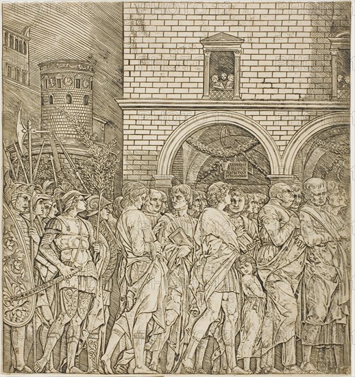 The Senators, from Triumph of Caesar, c.1495. Creator: School of Andrea Mantegna.