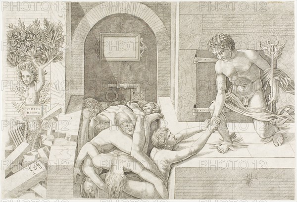 Ignorance and Mercury, n.d. Creator: School of Andrea Mantegna.