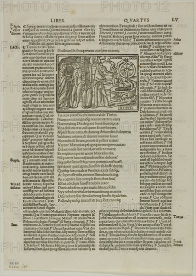 Juno in Hades from P. Ouidij Nasonis poete ingeniosissimi Metamorphoseos Libri, plate...1937. Creators: Unknown, Max Geisberg.