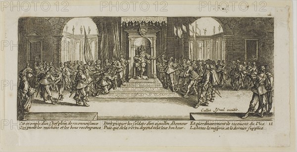 Distribution of Rewards, plate eighteen from The Large Miseries of War, n.d. Creator: Gerard van Schagen.