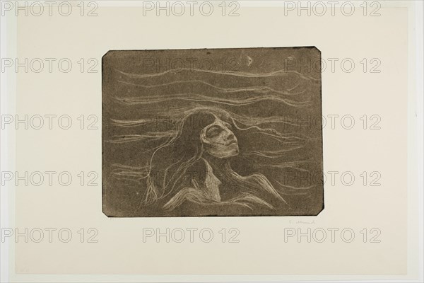 On the Waves of Love, 1896. Creator: Edvard Munch.