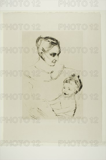 A Mother's Joy, 1902. Creator: Edvard Munch.