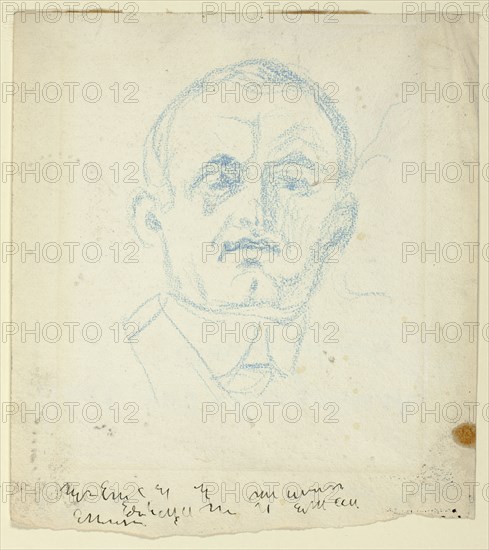 Self-Portrait, n.d. Creator: Edvard Munch.