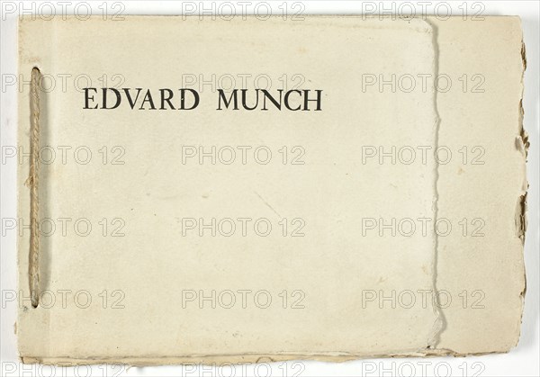 Text, from Meier-Graefe portfolio, published 1895. Creator: Edvard Munch.