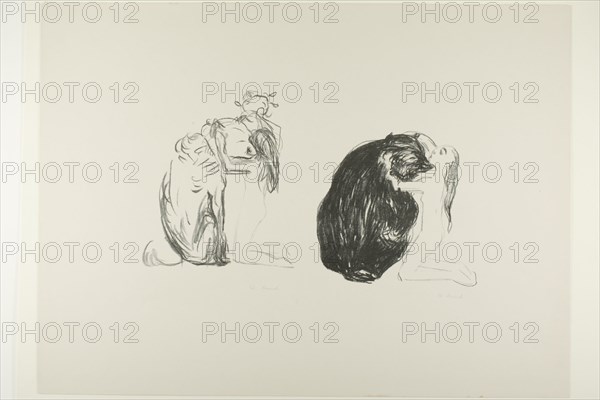 The Bear, from Alpha and Omega, 1908/09. Creator: Edvard Munch.