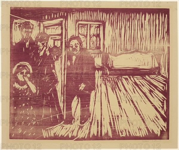 The Smell of Death, 1915. Creator: Edvard Munch.