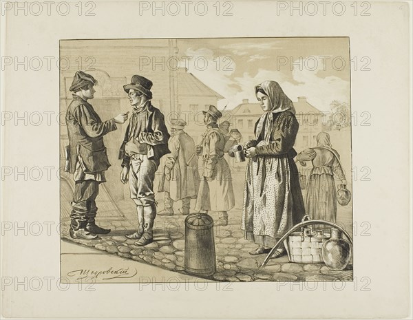 Scenes from Russian Folk Life, n.d. Creator: Ignatii Stepanovich Shchedrovski.