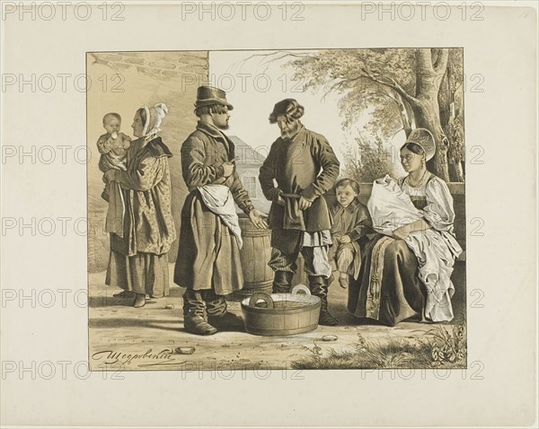 Scenes from Russian Folk Life, n.d. Creator: Ignatii Stepanovich Shchedrovski.