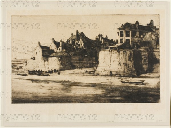 Robin Hood's Bay, 1907. Creator: David Young Cameron.