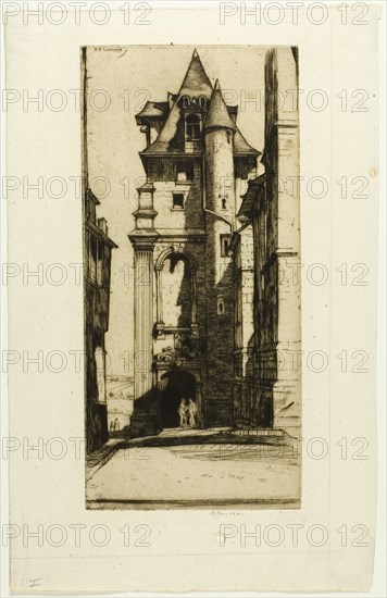 St. Aignan, Chartres, 1916. Creator: David Young Cameron.
