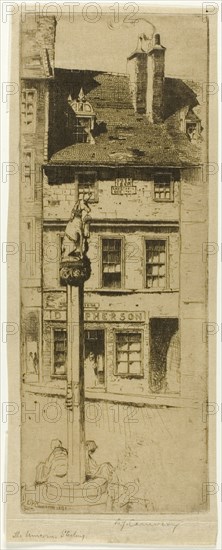 The Unicorn, Stirling, 1891. Creator: David Young Cameron.