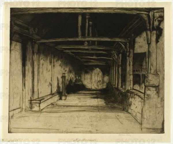 Montivilliers, 1903. Creator: David Young Cameron.