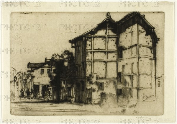 Sketch in La Roche, 1905. Creator: David Young Cameron.