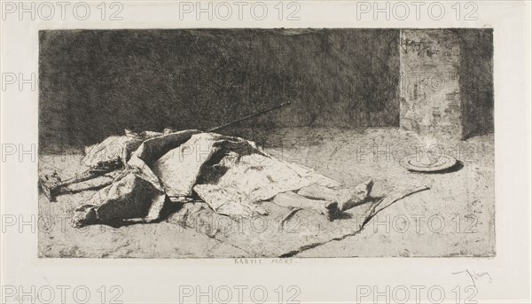 Dead Kabyle, n.d. Creator: Mariano Jose Maria Bernardo Fortuny y Carbo.