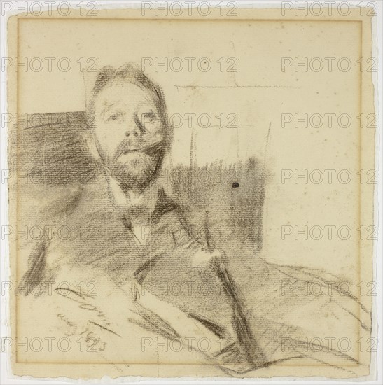 Portrait of Charles Deering, 1893. Creator: Anders Leonard Zorn.