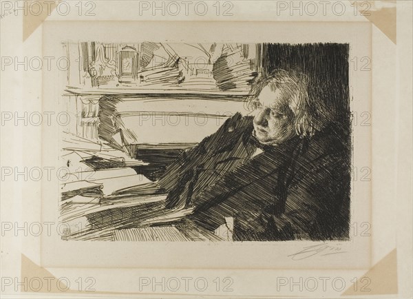 Ernest Renan, 1892. Creator: Anders Leonard Zorn.