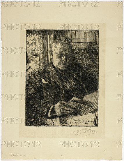 Travelling Companion (Mr. Ch. Deering), 1904. Creator: Anders Leonard Zorn.