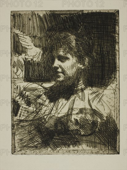 Gerda Hagborg I ("Pour plaire"), 1893. Creator: Anders Leonard Zorn.