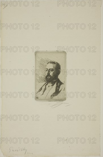 Carl Snoilsky, 1888. Creator: Anders Leonard Zorn.