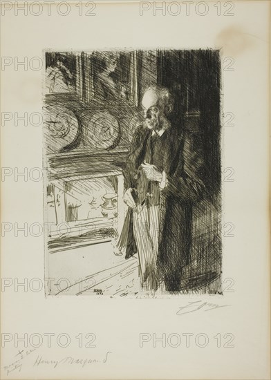 Henry Marquand, 1893. Creator: Anders Leonard Zorn.