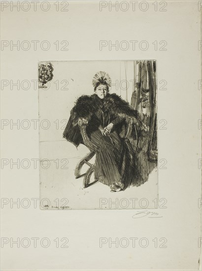 Isabella Gardener, 1894. Creator: Anders Leonard Zorn.