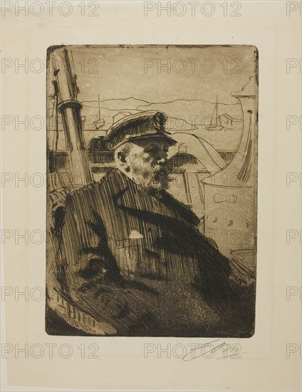 King Oscar II (Second plate), 1898. Creator: Anders Leonard Zorn.