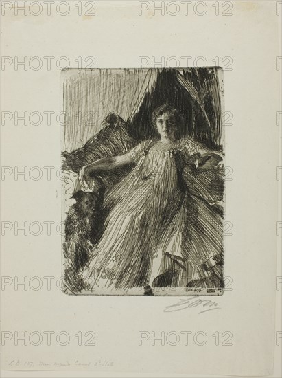 Maud Cassel (Mrs. Ashley), 1898. Creator: Anders Leonard Zorn.