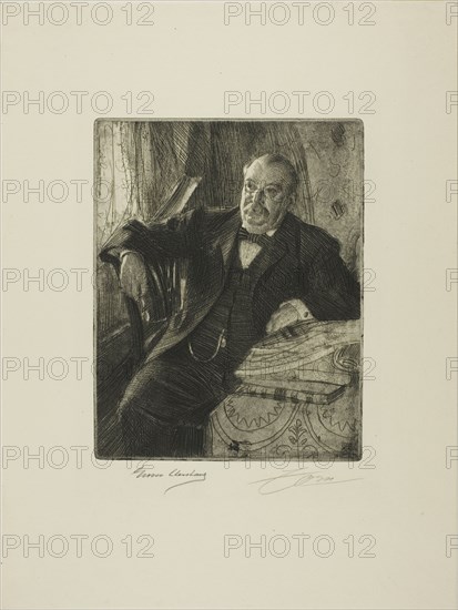 Grover Cleveland I, 1899. Creator: Anders Leonard Zorn.