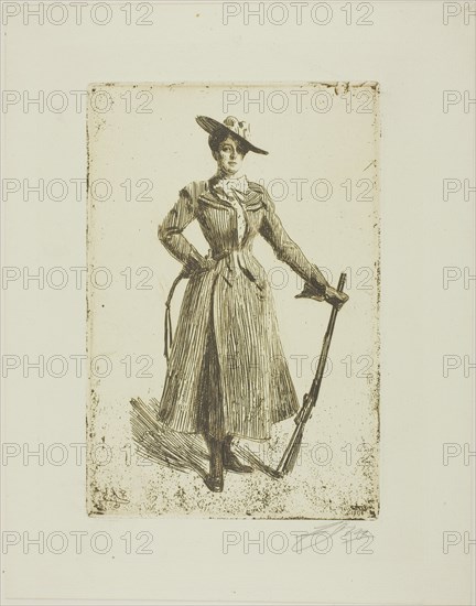 Mrs. Thompson Seton, 1901. Creator: Anders Leonard Zorn.