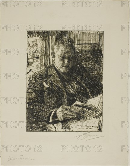 Travelling Companion (Mr. Ch. Deering), 1904. Creator: Anders Leonard Zorn.