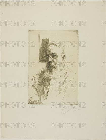 Professor John Berg, 1912. Creator: Anders Leonard Zorn.