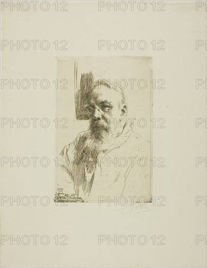 Professor John Berg, 1912. Creator: Anders Leonard Zorn.