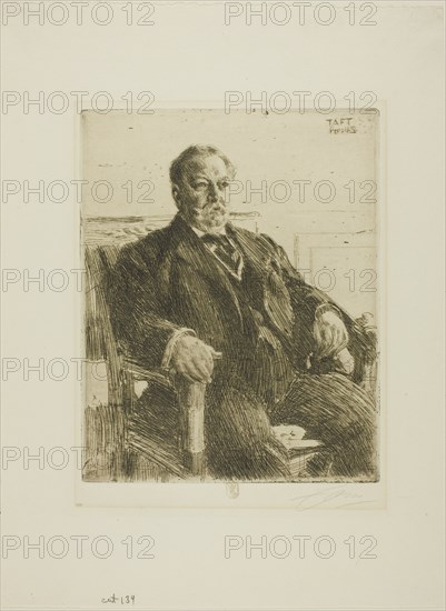 President William H. Taft, 1911. Creator: Anders Leonard Zorn.