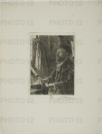 J.B. Faure, 1891. Creator: Anders Leonard Zorn.