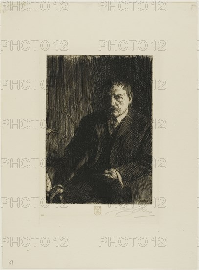 Self-Portrait 1904 I, 1904. Creator: Anders Leonard Zorn.