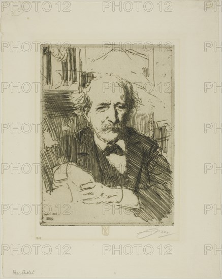 Marcellin Berthelot, 1906. Creator: Anders Leonard Zorn.