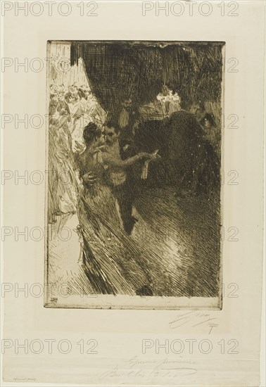 The Waltz, 1891. Creator: Anders Leonard Zorn.