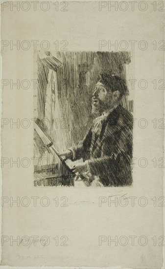 J.B. Faure, 1891. Creator: Anders Leonard Zorn.