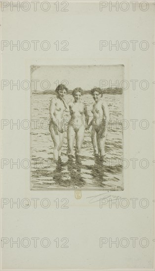 The Three Graces, 1910. Creator: Anders Leonard Zorn.