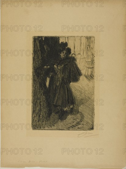 Effet de Nuit II, 1895. Creator: Anders Leonard Zorn.