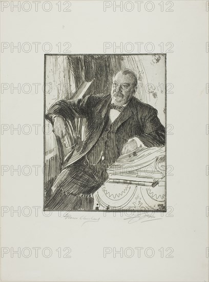 Grover Cleveland II, 1899. Creator: Anders Leonard Zorn.