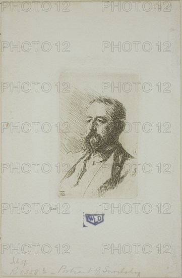 Carl Snoilsky, 1888. Creator: Anders Leonard Zorn.