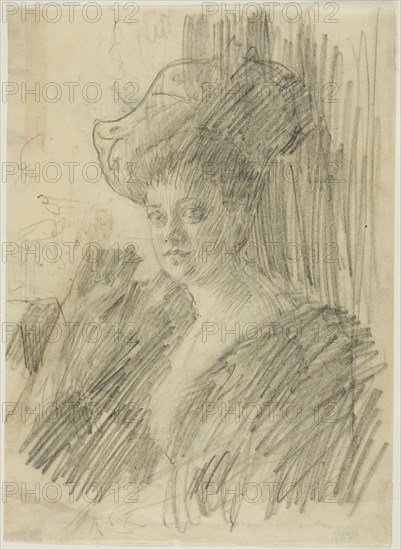 Betty Nansen, c.1905. Creator: Anders Leonard Zorn.